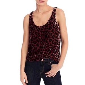 J Crew Leopard Print Top